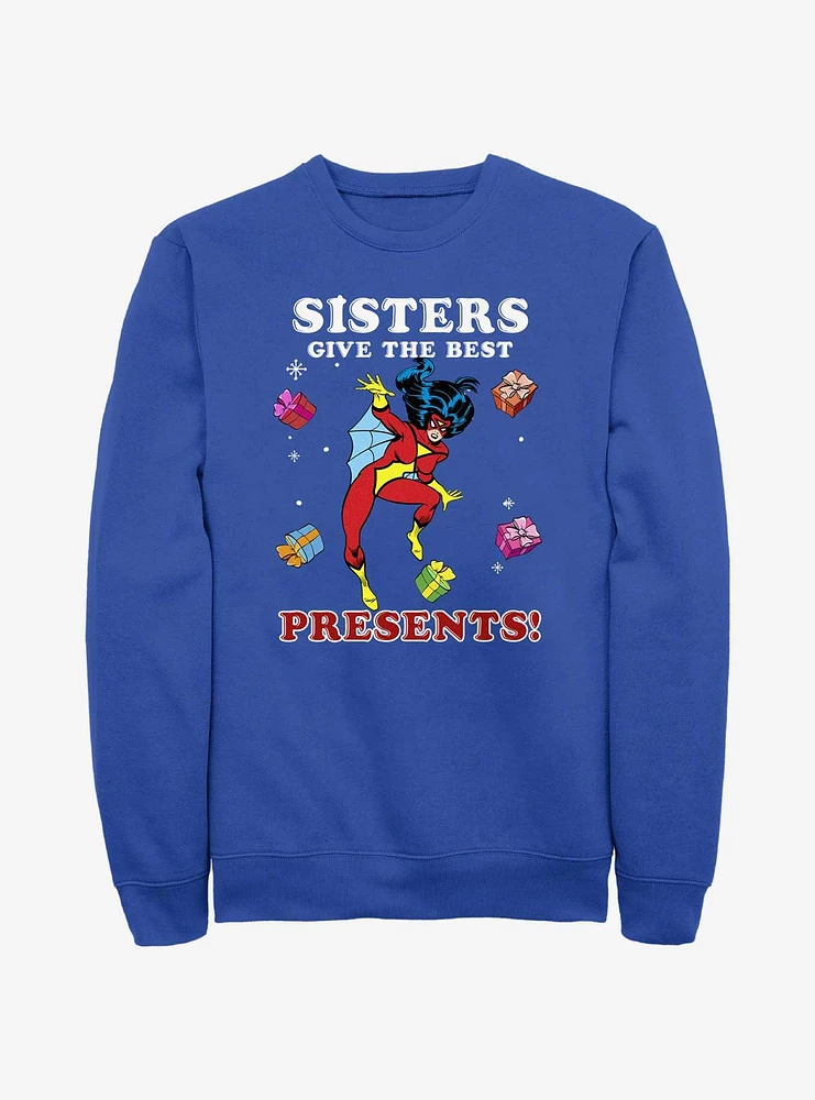 Marvel Sisters Give The Best Presents Sweatshirt