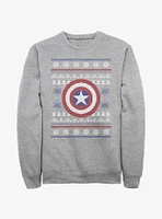 Marvel Captain America Ugly Holiday Sweatshirt