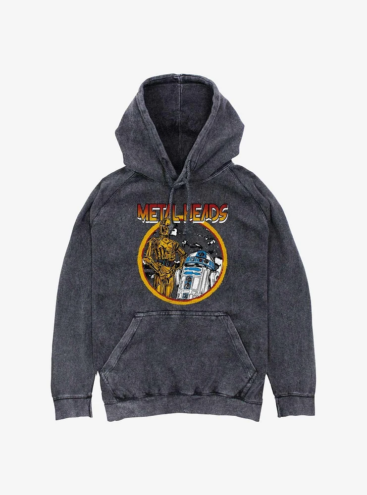 Star Wars Metal Droids Mineral Wash Hoodie