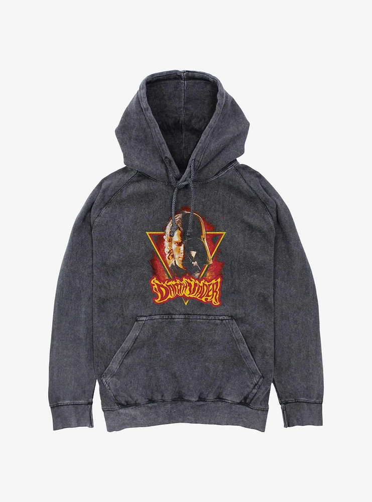 Star Wars Anakin Darth Vader Split Mineral Wash Hoodie