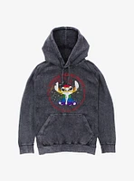 Disney Lilo & Stitch Ohana Pride Mineral Wash Hoodie