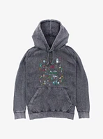 Disney Haunted Mansion Map Mineral Wash Hoodie