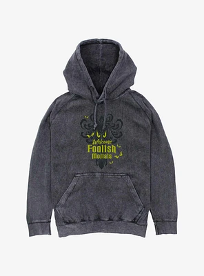 Disney Haunted Mansion Welcom Foolish Mortals Mineral Wash Hoodie