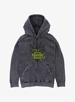 Disney Haunted Mansion Welcom Foolish Mortals Mineral Wash Hoodie