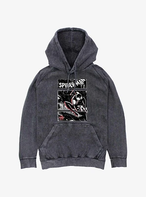 Marvel Spider-Man Street Panels Mineral Wash Hoodie