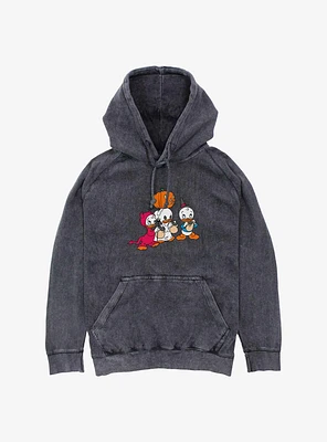 Disney Ducktales Huey Dewey Louie Tricks Mineral Wash Hoodie