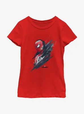 Marvel Spider-Man 2 Game Profile Youth Girls T-Shirt