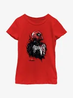 Marvel Spider-Man 2 Game Venom Transformation Youth Girls T-Shirt