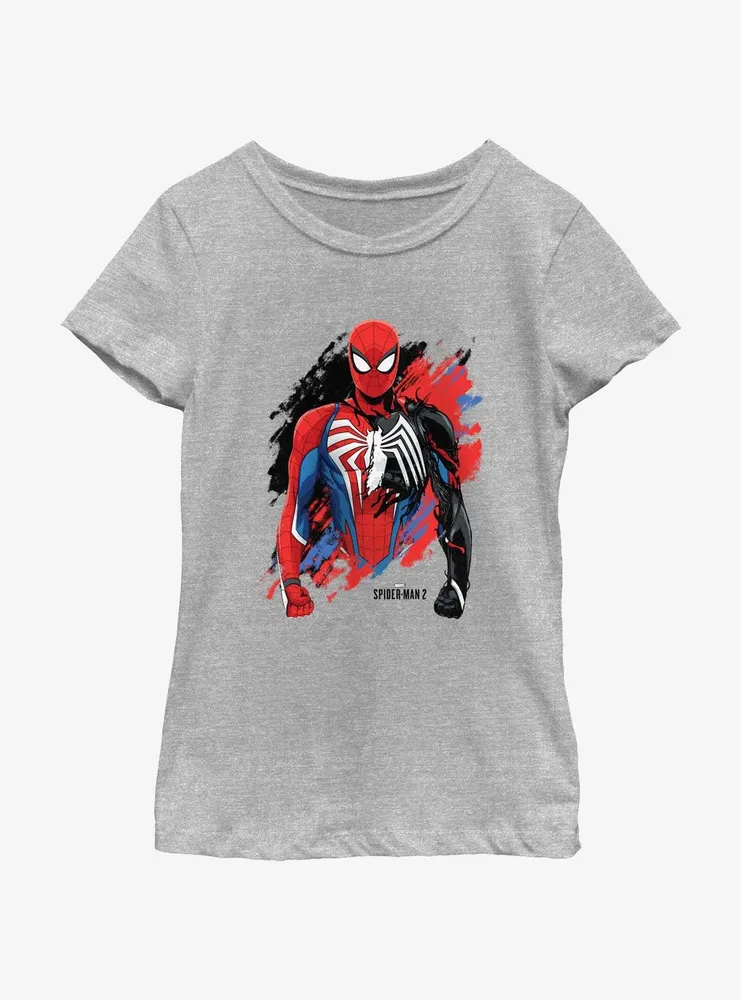 Marvel Spider-Man 2 Game Venom Morph Youth Girls T-Shirt