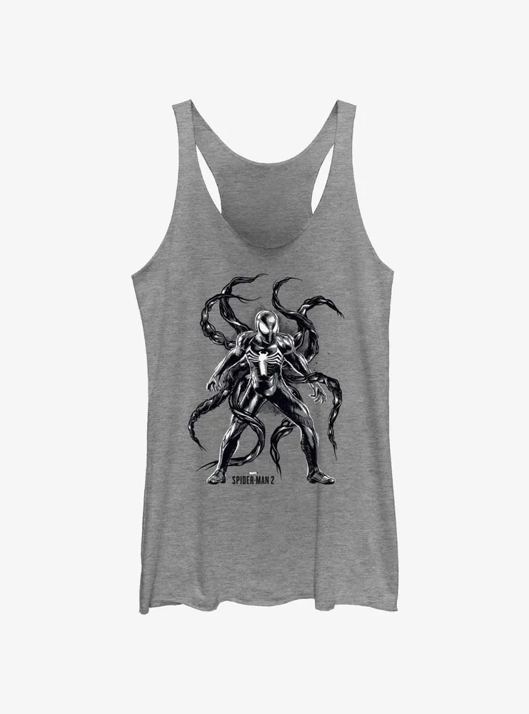 Marvel Spider-Man 2 Game Venom Tentacles Womens Tank Top