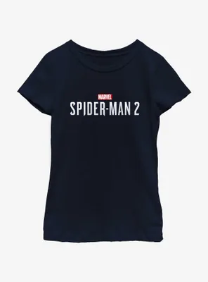 Marvel Spider-Man 2 Game Logo Youth Girls T-Shirt