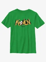 Marvel Spider-Man 2 Game Kraven Logo Youth T-Shirt