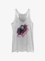 Marvel Spider-Man 2 Game Kraven Scratch Portrait Womens Tank Top