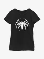 Marvel Spider-Man 2 Game Venom Spider Icon Youth Girls T-Shirt