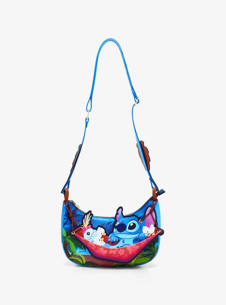 Loungefly Disney Stitch Camping Crossbody Bag