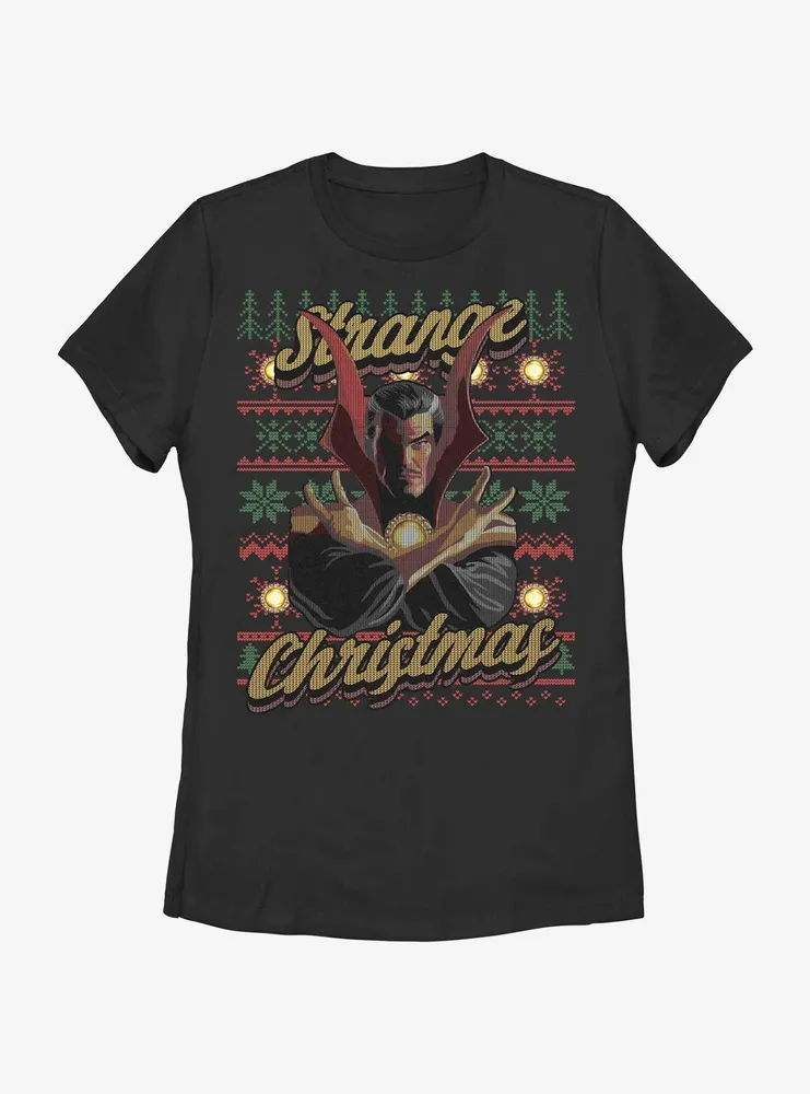 Marvel Doctor Strange Ugly Christmas Womens T-Shirt