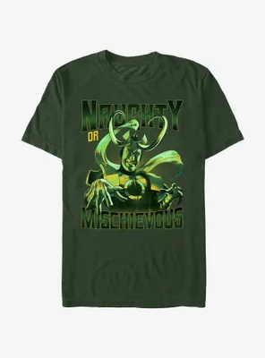 Marvel Loki Naughty Or Mischievous T-Shirt