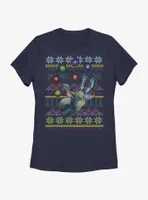 Marvel Avengers Gauntlet Ugly Holiday Womens T-Shirt