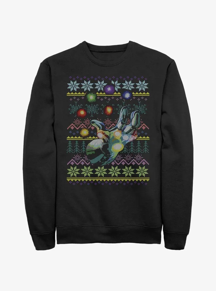 Marvel Avengers Gauntlet Ugly Holiday Sweatshirt