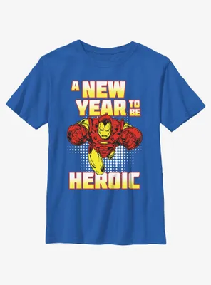 Marvel Iron Man New Year Youth T-Shirt