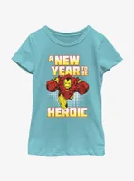 Marvel Iron Man New Year Youth Girls T-Shirt