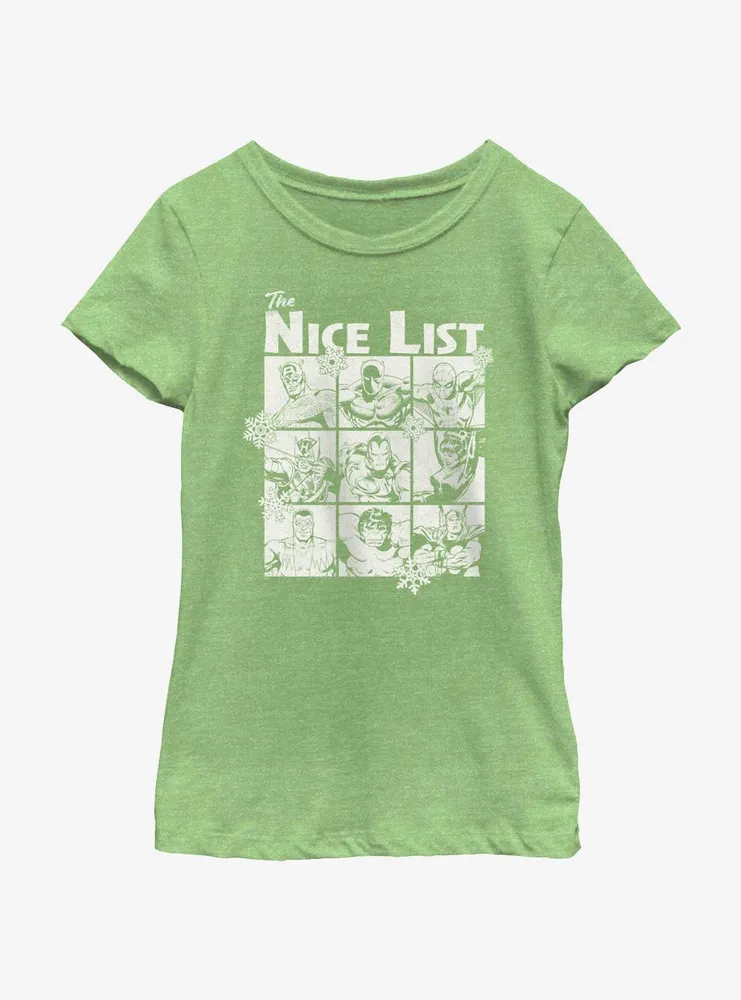 Marvel The Nice List Youth Girls T-Shirt