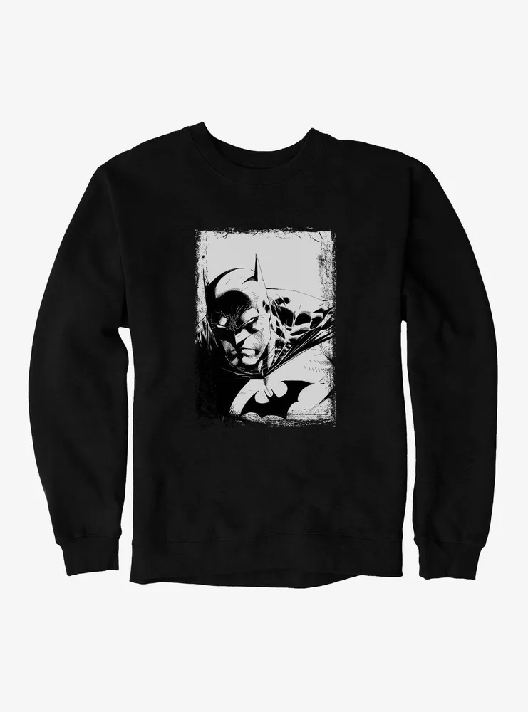 DC Batman Sketch Portrait Sweatshirt