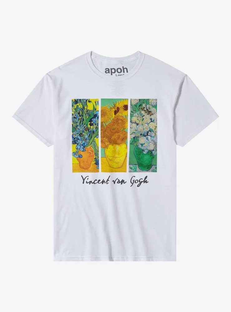Apoh London Vincent Van Gogh Panel Boyfriend Fit Girls T-Shirt
