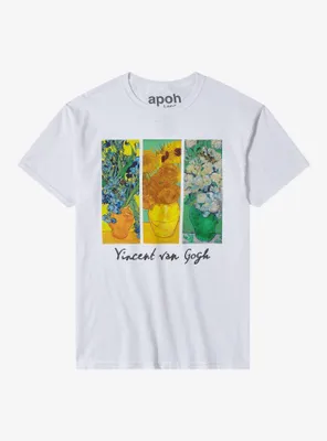 Apoh London Vincent Van Gogh Panel Boyfriend Fit Girls T-Shirt