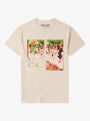 Apoh London Edgar Degas Artwork Panel Boyfriend Fit Girls T-Shirt