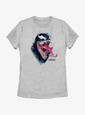 Marvel Spider-Man 2 Game Venom Profile Womens T-Shirt