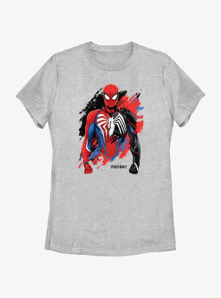 Marvel Spider-Man 2 Game Venom Morph Womens T-Shirt