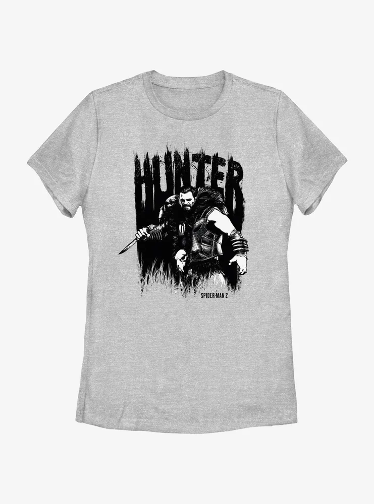 Marvel Spider-Man 2 Game Hunter Kraven Portrait Womens T-Shirt