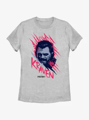 Marvel Spider-Man 2 Game Kraven Face Womens T-Shirt