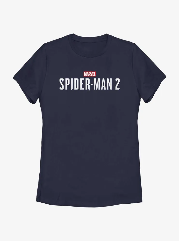 Marvel Spider-Man 2 Game Logo Womens T-Shirt