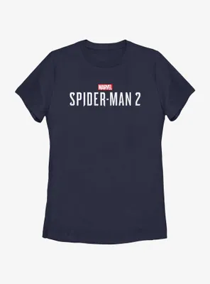 Marvel Spider-Man 2 Game Logo Womens T-Shirt