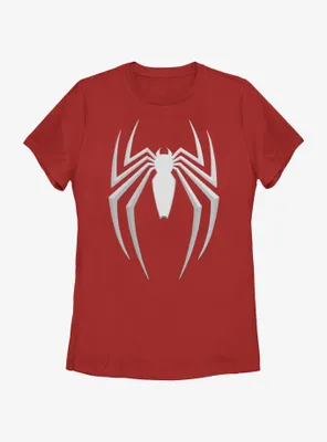 Marvel Spider-Man 2 Game Gray Spider Icon Womens T-Shirt