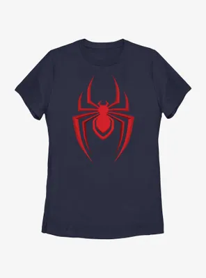 Marvel Spider-Man 2 Game Red Spider Icon Womens T-Shirt