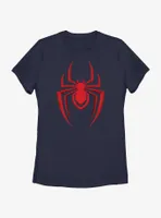 Marvel Spider-Man 2 Game Red Spider Icon Womens T-Shirt