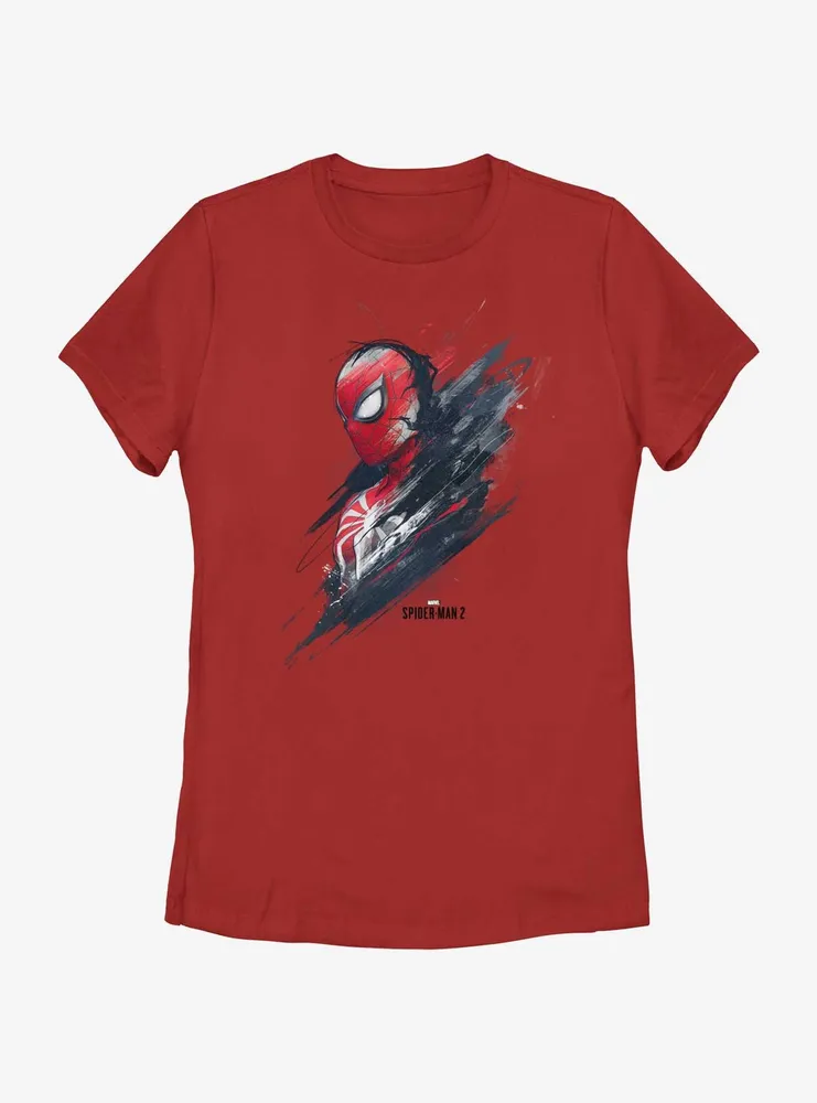 Marvel Spider-Man 2 Game Profile Womens T-Shirt