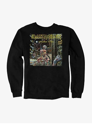 Iron Maiden Somewhere Time Album Cover Sweatshirt