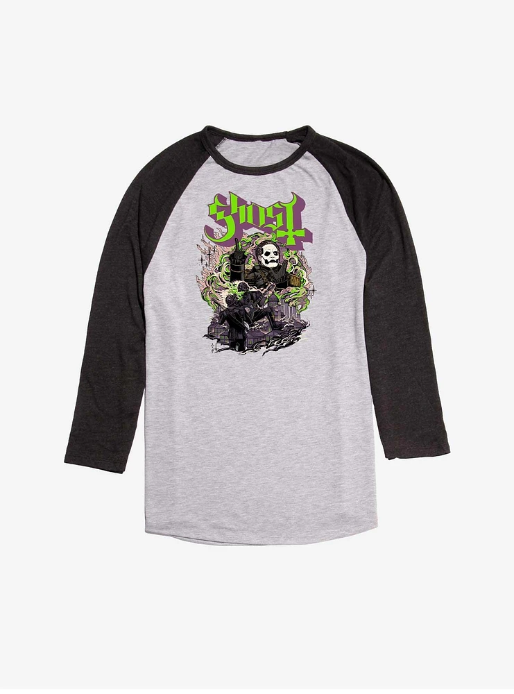 Ghost Cardinal Copia Smoke Raglan T-Shirt