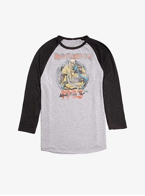 Iron Maiden Vintage World Piece Tour 1983 Raglan T-Shirt