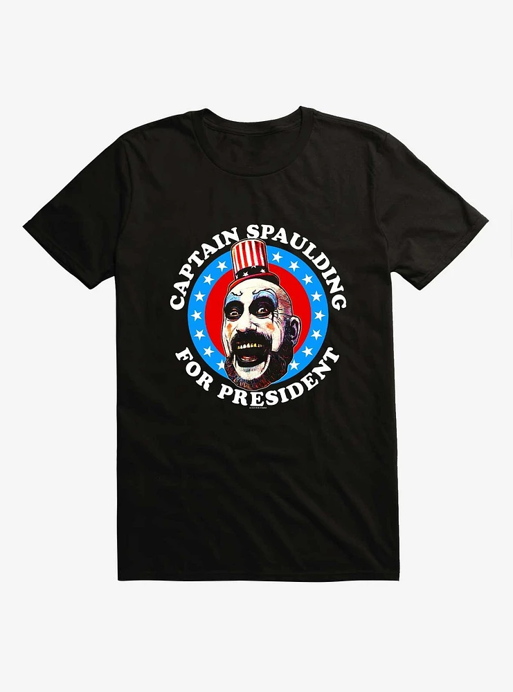 House Of 1000 Corpses Captain Spaulding For President T-Shirt