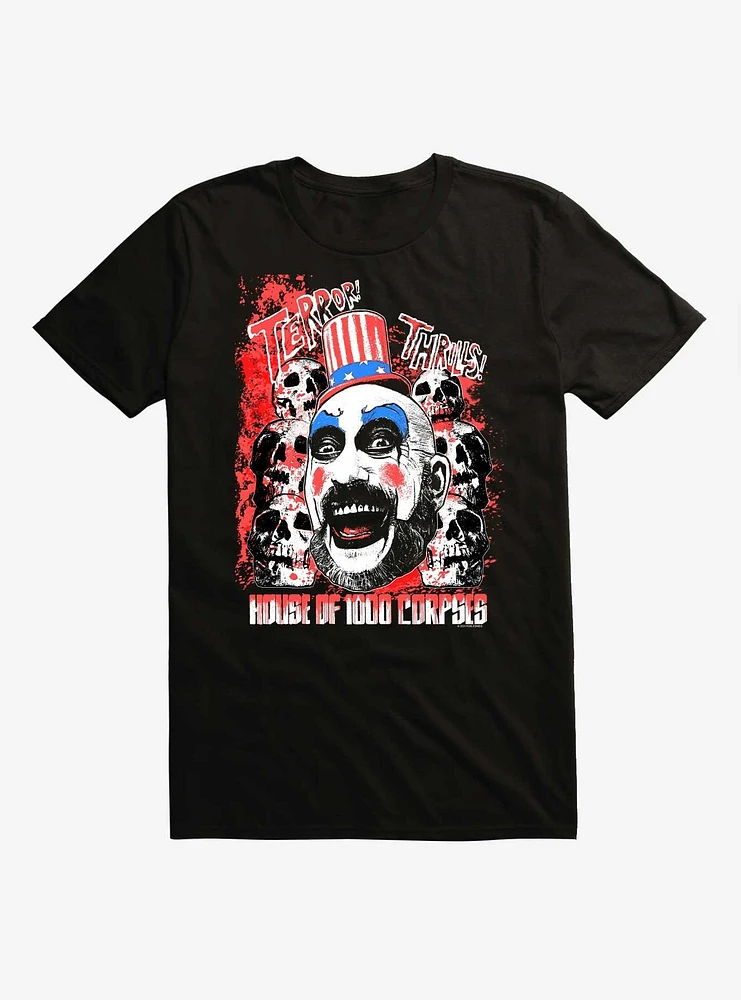 House Of 1000 Corpses Terror! Thrills! T-Shirt