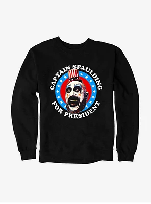 House Of 1000 Corpses Captain Spaulding For President Sweatshirt