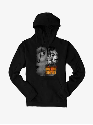 House Of 1000 Corpses Black And White Movie Poster Hoodie