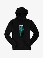 Adventure Time BMO Paint Drip Hoodie