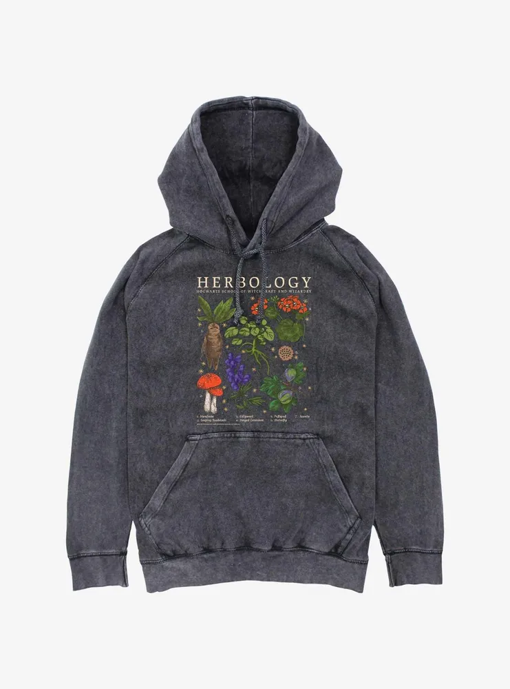 Harry Potter Herbology Mineral Wash Hoodie