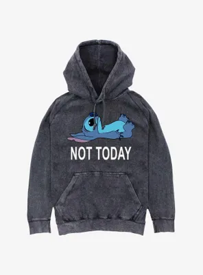 Disney Lilo & Stitch Not Today Mineral Wash Hoodie